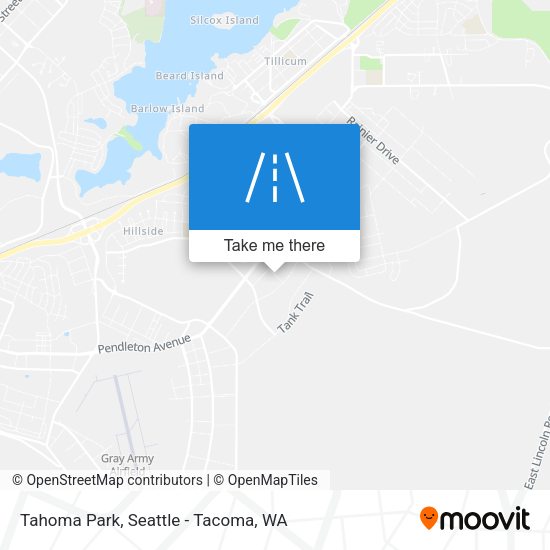Mapa de Tahoma Park