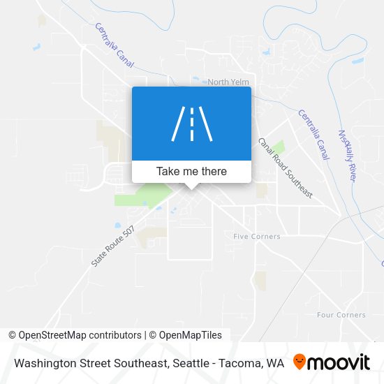 Washington Street Southeast map