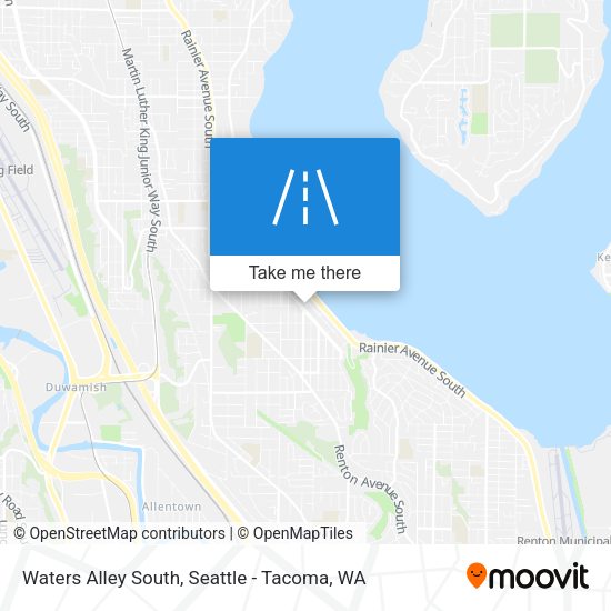 Waters Alley South map