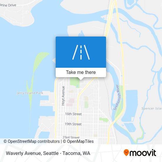 Mapa de Waverly Avenue