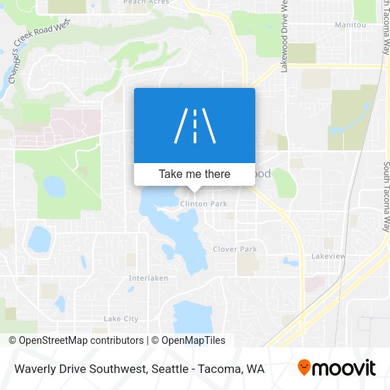 Mapa de Waverly Drive Southwest