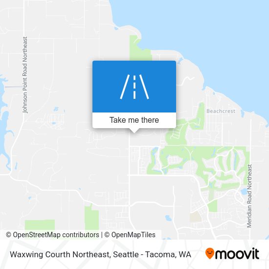 Waxwing Courth Northeast map