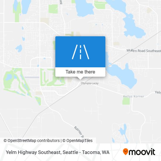 Yelm Highway Southeast map