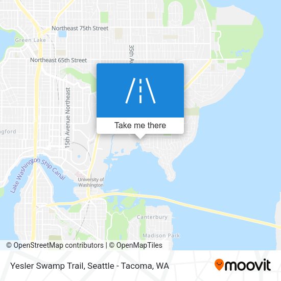 Yesler Swamp Trail map