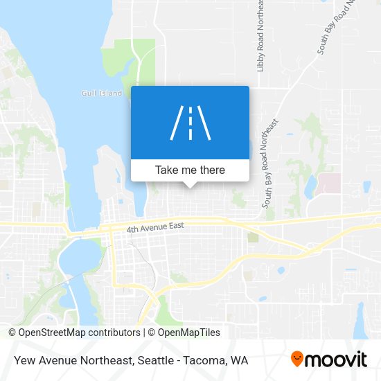Mapa de Yew Avenue Northeast
