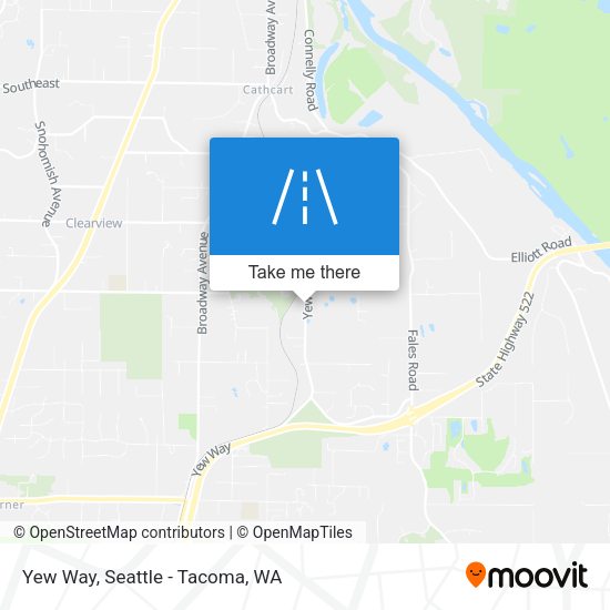 Mapa de Yew Way