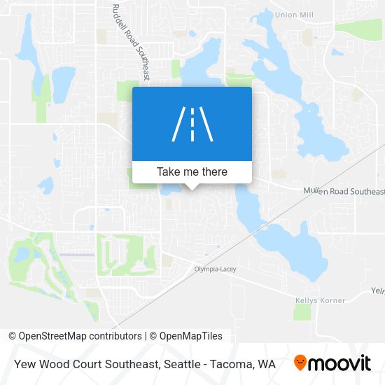 Mapa de Yew Wood Court Southeast