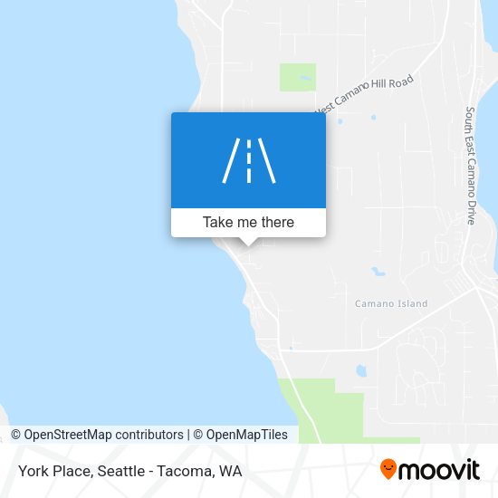 York Place map
