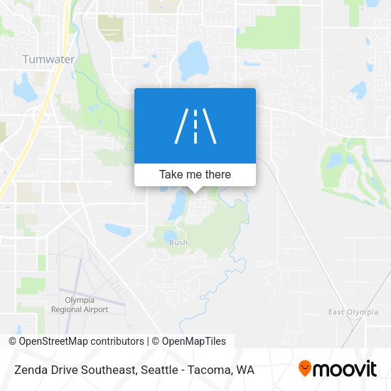 Mapa de Zenda Drive Southeast