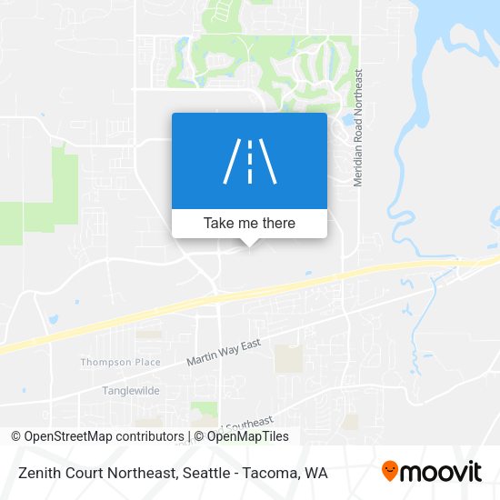 Mapa de Zenith Court Northeast