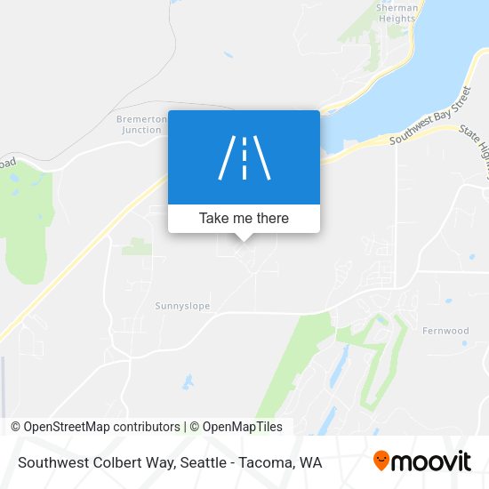 Mapa de Southwest Colbert Way