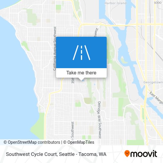 Mapa de Southwest Cycle Court