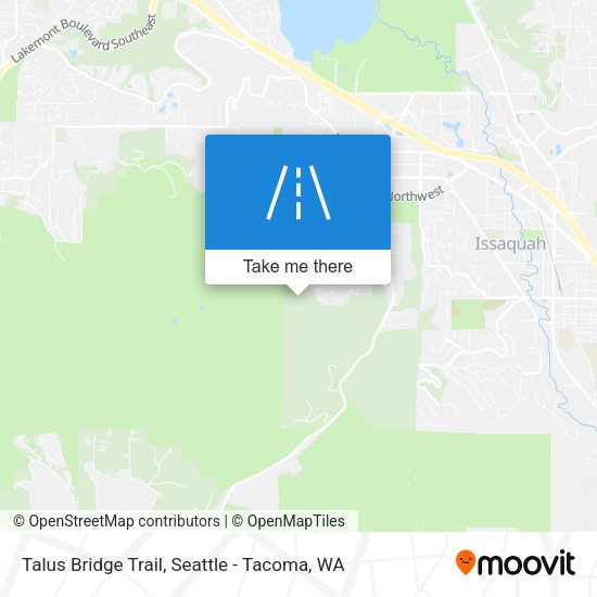 Mapa de Talus Bridge Trail