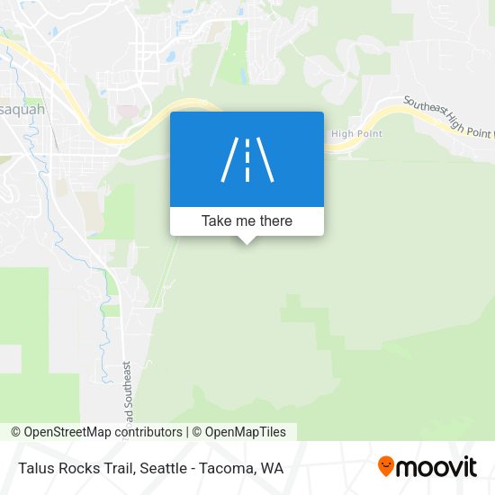 Mapa de Talus Rocks Trail