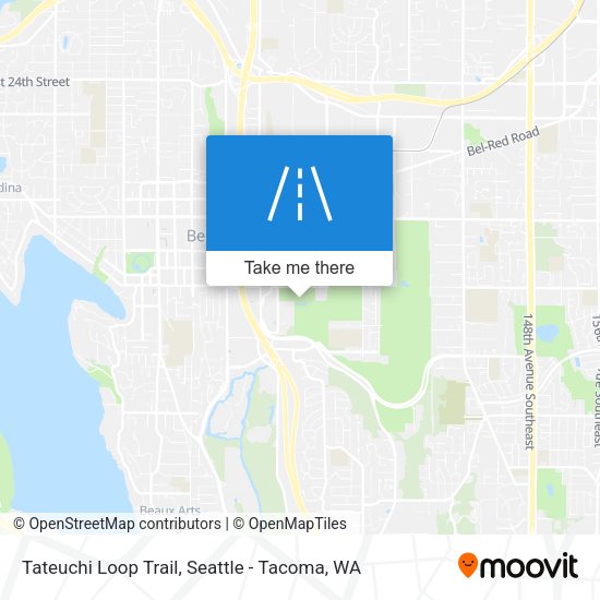 Mapa de Tateuchi Loop Trail