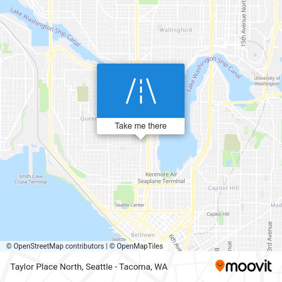 Mapa de Taylor Place North