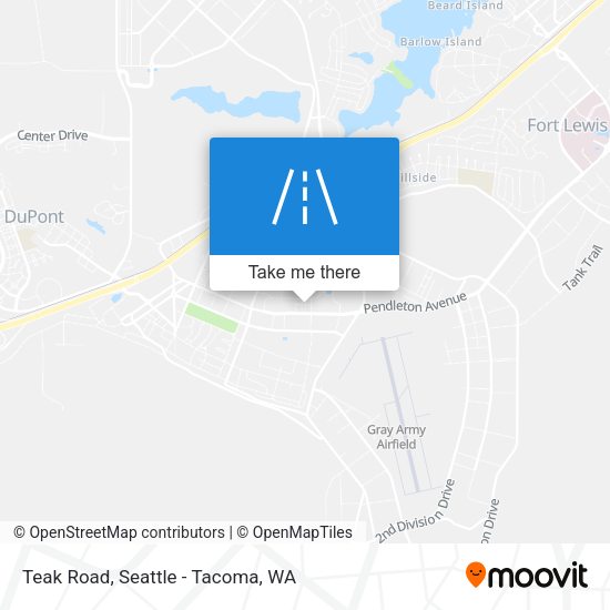 Mapa de Teak Road
