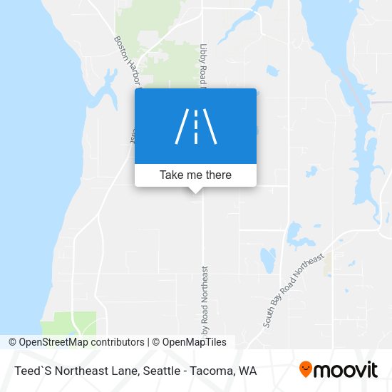 Mapa de Teed`S Northeast Lane