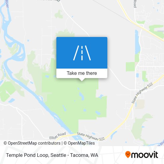 Mapa de Temple Pond Loop