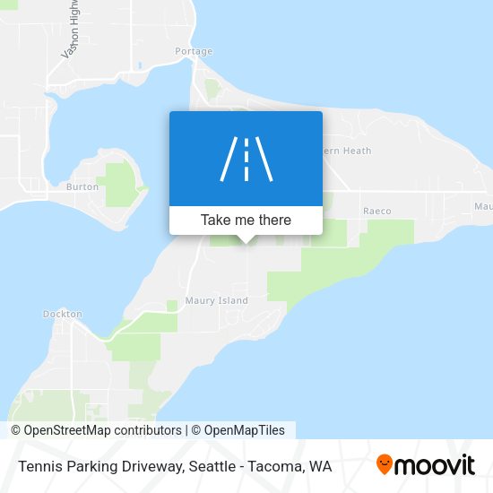 Mapa de Tennis Parking Driveway