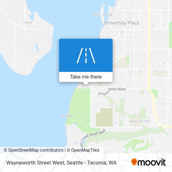 Wayneworth Street West map