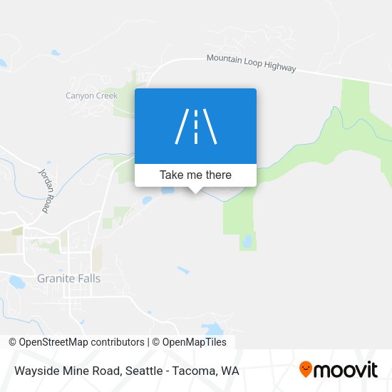 Wayside Mine Road map