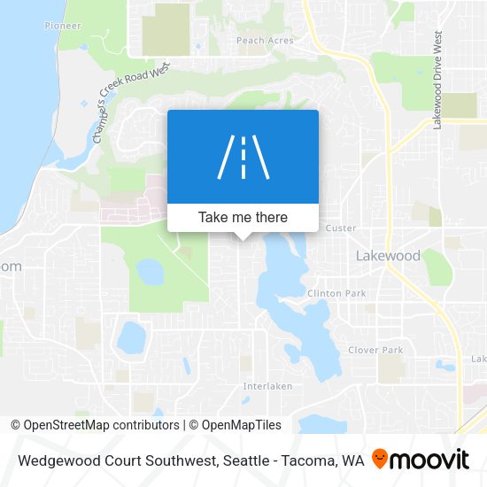 Wedgewood Court Southwest map
