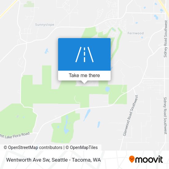 Wentworth Ave Sw map