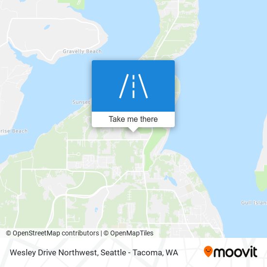 Mapa de Wesley Drive Northwest