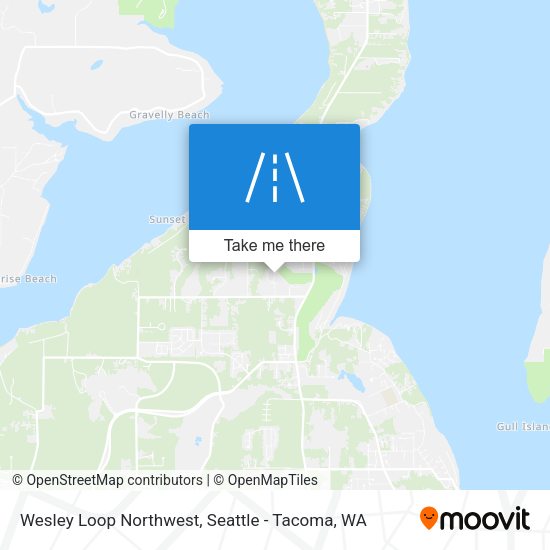 Wesley Loop Northwest map