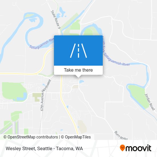 Wesley Street map