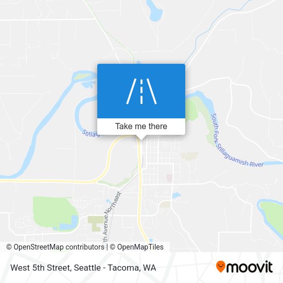 Mapa de West 5th Street