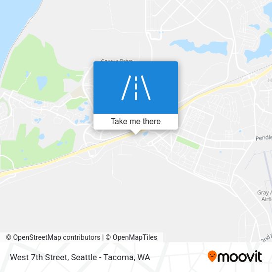 West 7th Street map