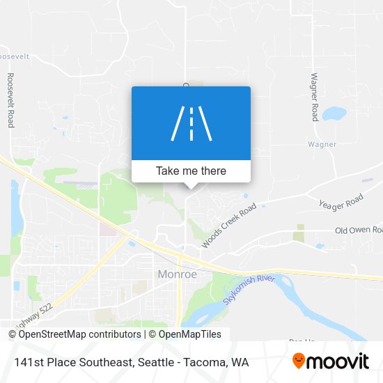 Mapa de 141st Place Southeast