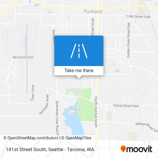 141st Street South map