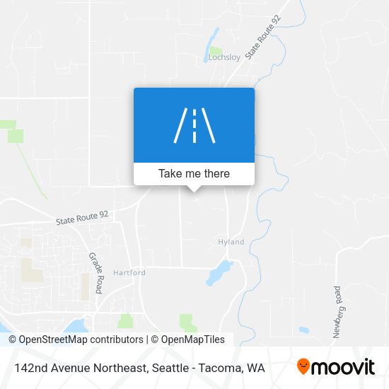 Mapa de 142nd Avenue Northeast