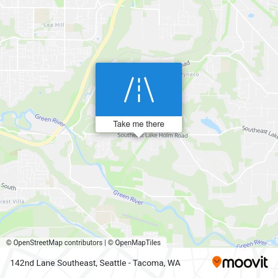 142nd Lane Southeast map