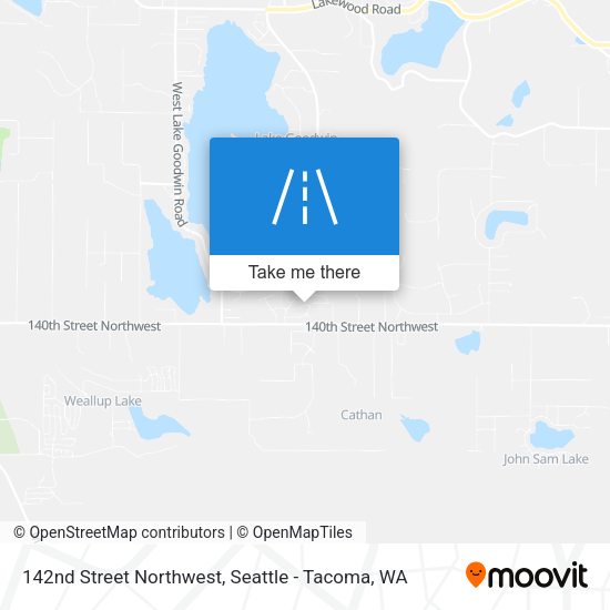 Mapa de 142nd Street Northwest