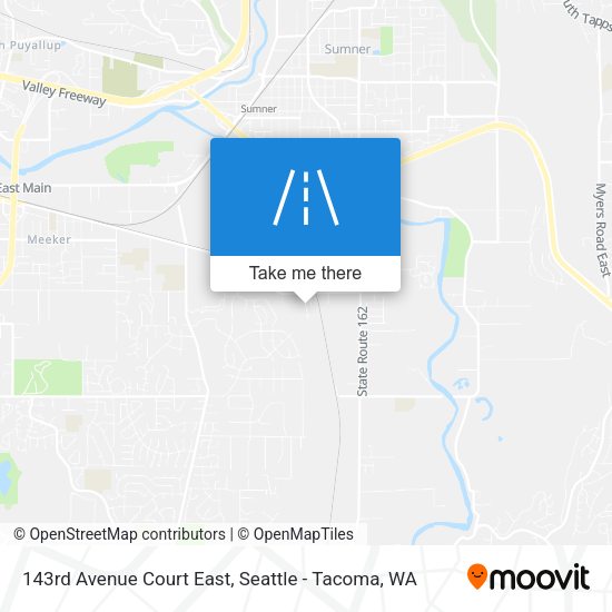 Mapa de 143rd Avenue Court East