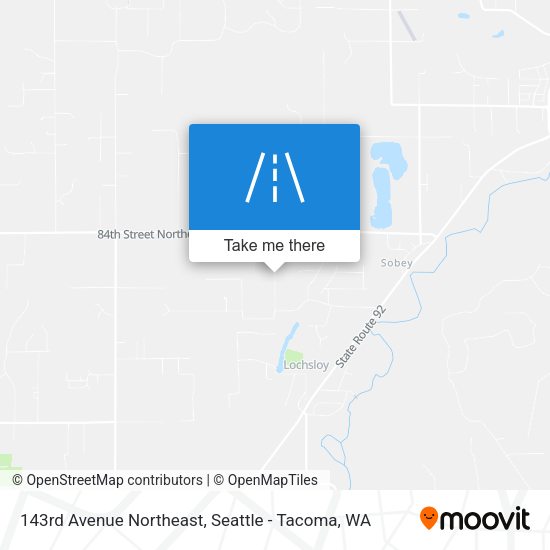 Mapa de 143rd Avenue Northeast
