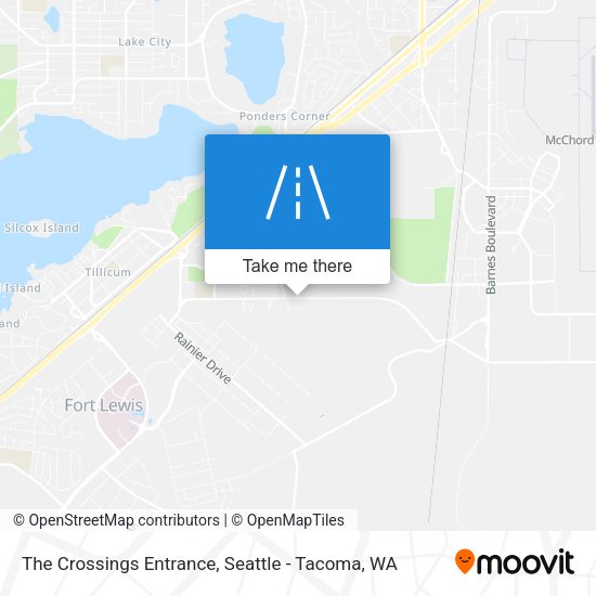 Mapa de The Crossings Entrance