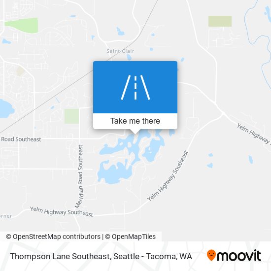 Mapa de Thompson Lane Southeast