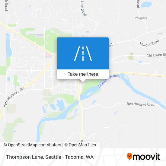Thompson Lane map