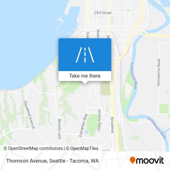 Thomson Avenue map