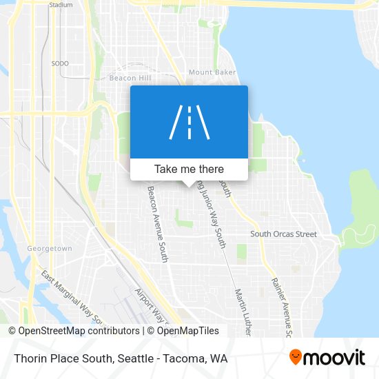 Mapa de Thorin Place South