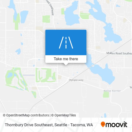 Thornbury Drive Southeast map