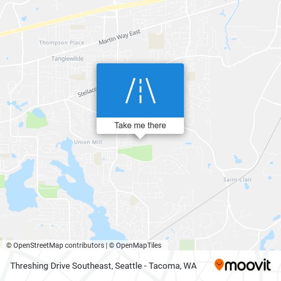 Threshing Drive Southeast map