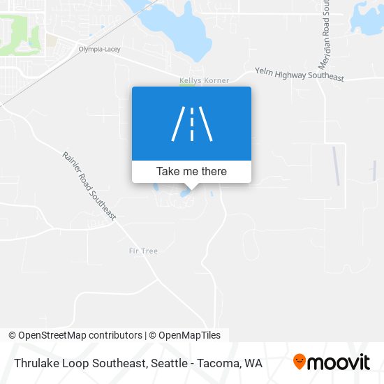 Mapa de Thrulake Loop Southeast