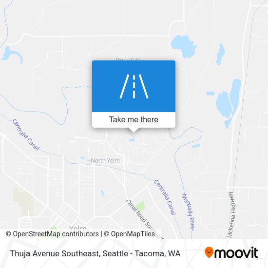 Thuja Avenue Southeast map