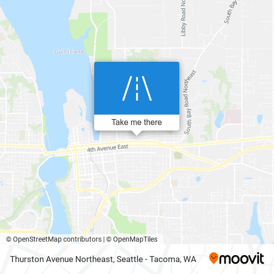 Mapa de Thurston Avenue Northeast